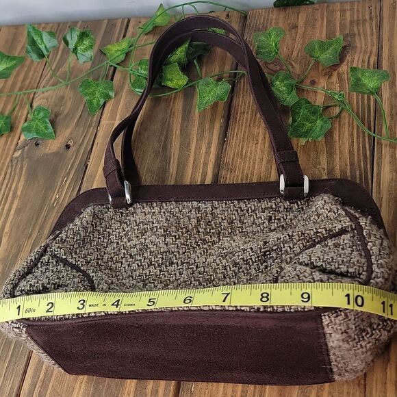 Loft. Ann Taylor. Tweed Hand Bag. Vintage. EUC - Picture 8 of 10